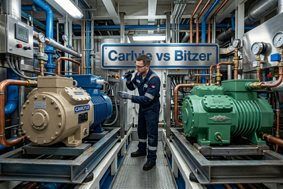 Carlyle vs Bitzer Compressor for Ships